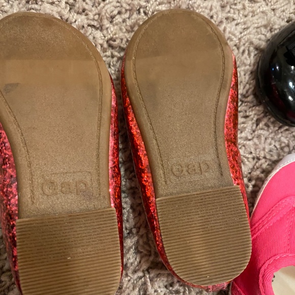 Gap toddler 7 pink sparkle ballet flat - Picture 3 of 3
